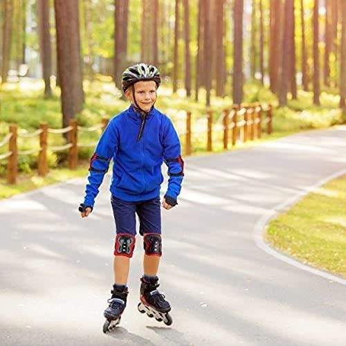 CHMMY Protection Roller Enfant Genouillère Inline Skate pour Garçon avec  Protège-Poignets, Genouillères et Coudières pour Patins à GRoulettes,  Cyclisme, Vélo BMX, Planche à roulettes : : Sports et Loisirs