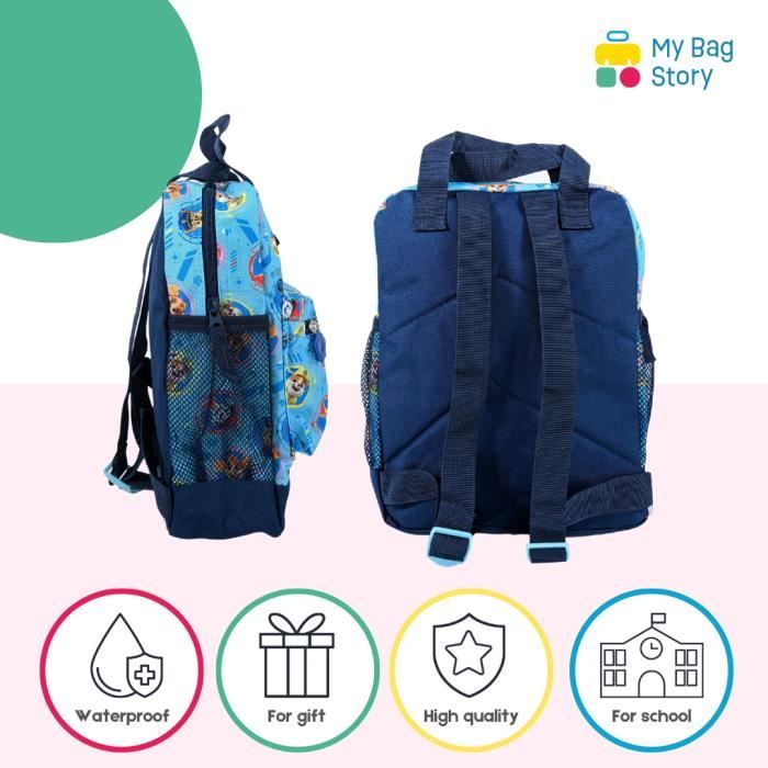 Sac à Dos Maternelle Chase Chic - Dinosaure Rose - Bandes Réfléchissantes - Pour Enfants 2-5 Ans