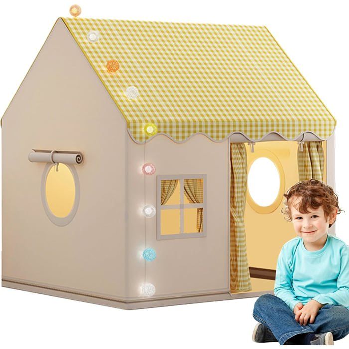 Relaxdays – Tunnel de jeu pour enfants 4 voies – Dimensions 46 x 232 x 232 cm – Système pop-up – Polyester multicolore – Pour intérieur et extérieur