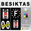 2X Stickers Plaques Auto Fond Bleu /"Trabzonspor FC/" F