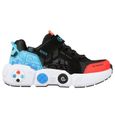 Chaussures de lifestyle enfant Skechers Game Kicks : Gametronix - noir/blanc/bleu/rouge-0