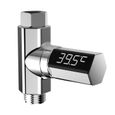 Thermomètre de douche à LED numérique sans pile visible et précise Moniteur de température de l'eau  SET ACCESSOIRES SALLE DE BAIN-0