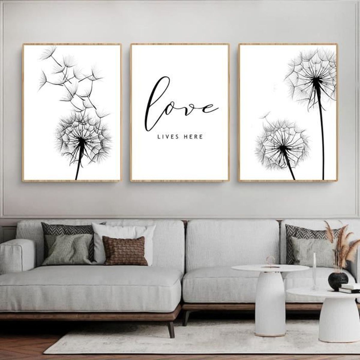Lot De 3 Posters Hiver & Noël - Scènes Enneigées Modernes - Déco Salon Ou Chambre - 50x70 Cm