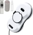 PRUMYA Robot laveur de vitre,5600Pa D'aspiration,Robot Laveur de Vitre Automatique,Système de Sécurité, Navigation Intelligente,10