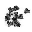 Kit De Boulons Carénage Moto M5 - 10 Boulons + 10 Clips De Vitesse - Aluminium (Or, Argent, Rouge, Noir) - Universel