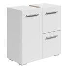 Meuble vasque Mars - blanc - 600 x 300 x 600 mm - Meuble de salle de bain, colonne, armoire