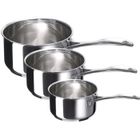 Casseroles Chef D - BEKA LINE - Lot de 3 - Inox 18/10 - Tous feux dont induction