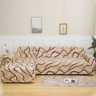 FOCLATUNER Housse de Canapé d'angle Extensible,Couverture de Canapé Revêtement de Canapé Universelle de Forme L (3 Places+2 Places)