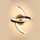 EIDISUNY Applique Murale Interieur Décoration 16W Appliques LED Design Courbe Lampe Murale Moderne en Acrylique Blanc Chaud pour Salle Salon