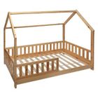 ATMOSPHERA FOR KIDS Lit Cabane "Enfant" 90x190cm Naturel