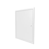 Porte pour bac encastré 2x13 modules ATOLE - Finition affleurante - Blanc RAL9003