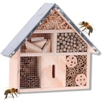 Smart Planet Hôtel à insectes stable - Hôtel à abeilles en bois