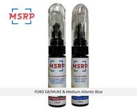 MSRP FRANCE - Kit stylo retouche peinture voiture pour FORD G8/MUKE & Medium Atlantic Blue - Atténuer rayures ou éclats de peinture