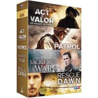 DVD - Collection Guerre : Act of Valor + The Patrol + Sacrifices of War + Rescue Dawn