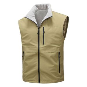 Gilet Sans Manches Multi-Poches Militaire Vert Kaki Taille M - Neuf Avec Étiquettes