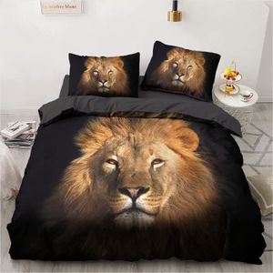 King Lions Parure de lit en microfibre unie pour lit simple/double/king size avec housse de couette et taies d’oreiller Chocolat/latte