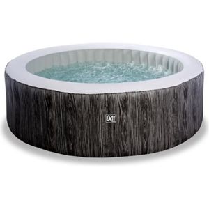 SPA COMPLET - KIT SPA Spa gonflable EXIT Wood Deluxe ø204x65cm - gris fo