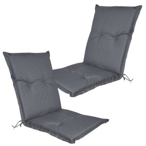 2 x coussins pour fauteuil bas Lot Chaises Lot fauteuil Niederlehner chaises