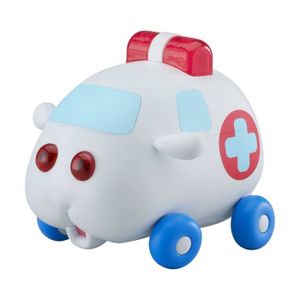 FIGURINE - PERSONNAGE Figurine Model Kit - Good Smile Company - PUI PUI Rongeurs à moteur - Blanc - Ambulance Molcar 7 cm