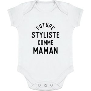 BODY body bébé | Cadeau imprimé en France | 100% coton | Future styliste comme maman
