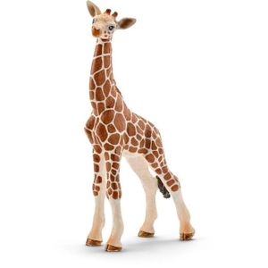 FIGURINE - PERSONNAGE Figurine - SCHLEICH - Bébé girafe - Peinte à la ma