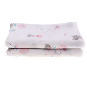 Bambou Couverture demmaillotage B/éb/é Gigoteuse /ét/é Nid dange Douce Couverture Couchage Enfant Universelle Langer pour Lits Poussettes Landaus Cadeau 100cm x 150CM