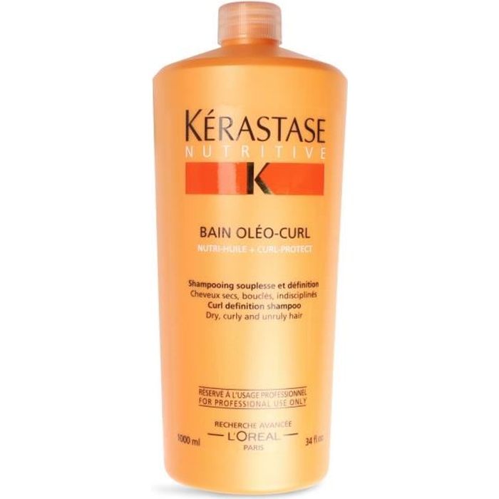 1000ml Nutritive Bain Oléo-Curl. Cdiscount Au quotidien