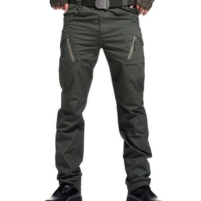 Hndudnff Pantalon Cargo Tactique Homme Été Multi-Poches Décontracté - Style Safari Respirant