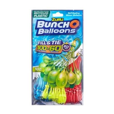 555 PCS Bombe a Eau-Coloré Ballon d'Eau-Ballon Bombe A Eau Fermeture Automatique-Bombe à Eau Avec 4 raccords de robinet - Jeux - Jouets