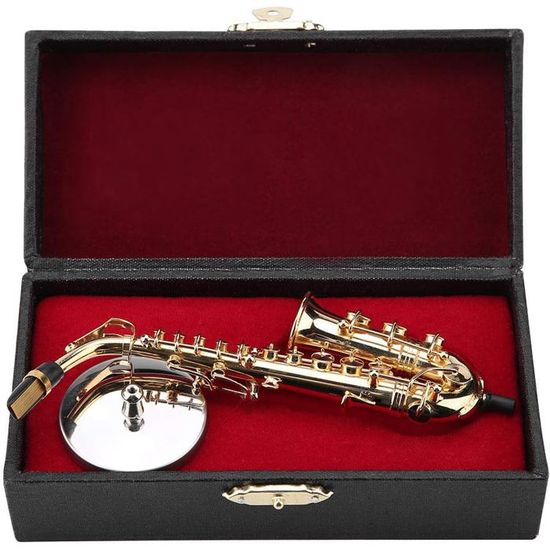 Cadeaux Violon Musique Instrument miniature Replique avec etui,8 x 3cm