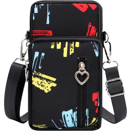 BSITSSS Laniere Telephone Portable Avec Petit Porte-Cartes, Bandouliere