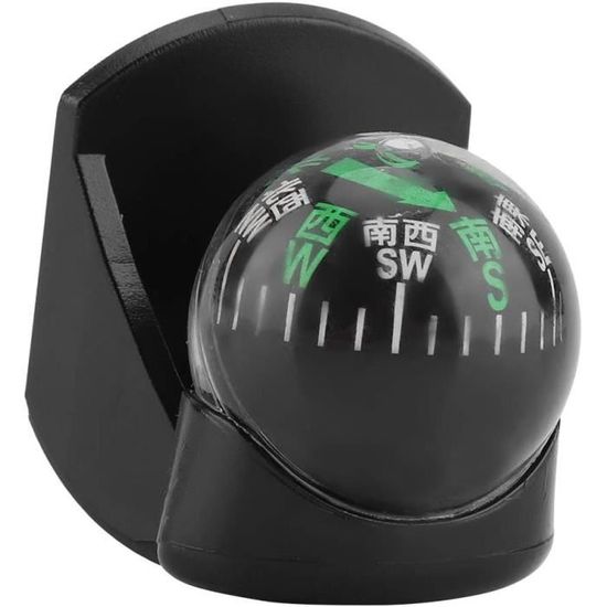 Boussole De Tableau De Bord Voiture – Modèle Autocollant Précis Avec Amortisseur Liquide Pour SUV, Camion, Camping-Car