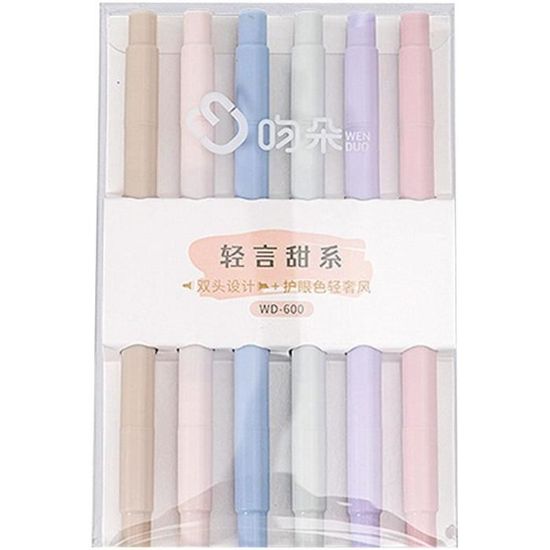 Mr. Pen Lot De 20 Surligneurs Et Stylos Gel Esthétiques - Couleurs Assorties, Sans Bavure
