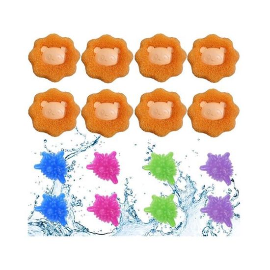 Boule De Lavage Machine A Laver, Boule Anti Poils Machine A Laver, Machine à Laver D'épilation D