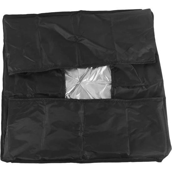 Housse De Barbecue Imperméable Polyester + PU - Taille 145x61x117 Cm - Cordon De Serrage Anti-vent - Protection Extérieure