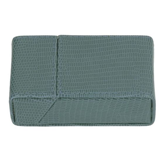 Pochette Clutch Vintage En Cuir De Lézard LA BAGAGERIE - Style Années 70, Marron