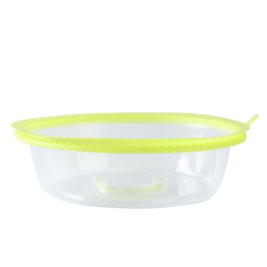 Couvre-plat Micro-ondes Transparent - Taille 14 Cm - Matériau PP Résistant -40 à 140°C