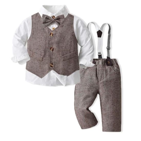 Lot De Vêtements Bébé Garçon - 2 Pièces, Taille 6 Mois, 100% Coton Blanc - Neuf Sans étiquettes