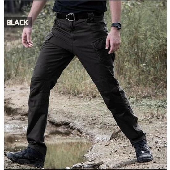 Pantalon tactique de grande taille pour homme - X9 black[F9] - Tenue