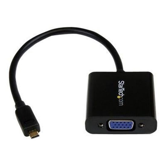 Adaptateur Micro HDMI vers VGA pour Ultrabook - Convertisseur Micro HDMI vers VGA - 1920 x 1080 - MCHD2VGAE2