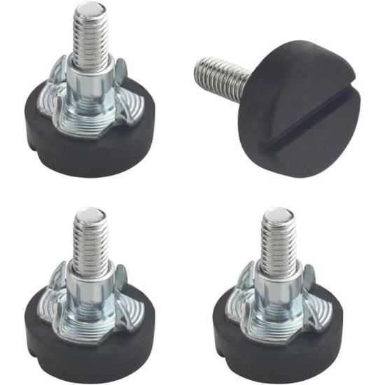 4 Pièces M6 Pied De Meuble Reglable Pieds De Nivellement Pour Chaise De Table Pieds De Meubles À
