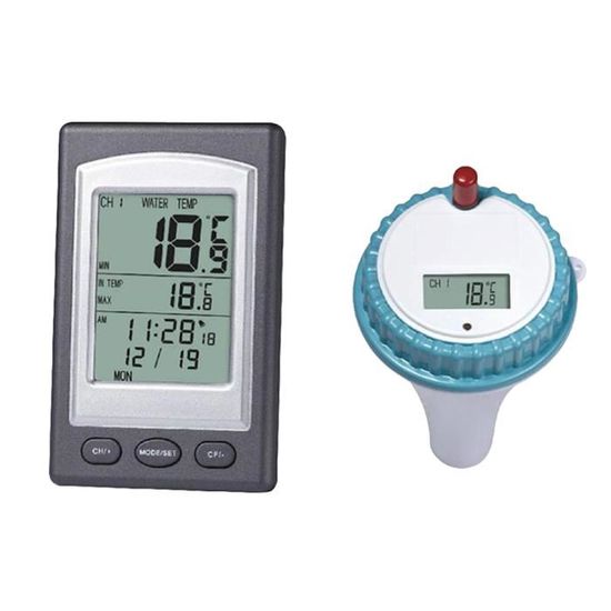 1 pc Thermomètre de Piscine Sans Fil Portable Flottant pour  AQUARIUM
