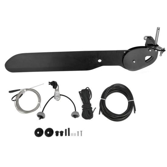 Kit Gouvernail Directionnel Pour Kayak Et Canoë - Pied Contrôle, Câbles Inclus - 51 Cm