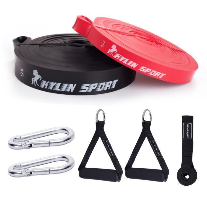 KYLIN SPORT KIT DE Bande Elastique de Résistance Bande Latex de Yoga Bande