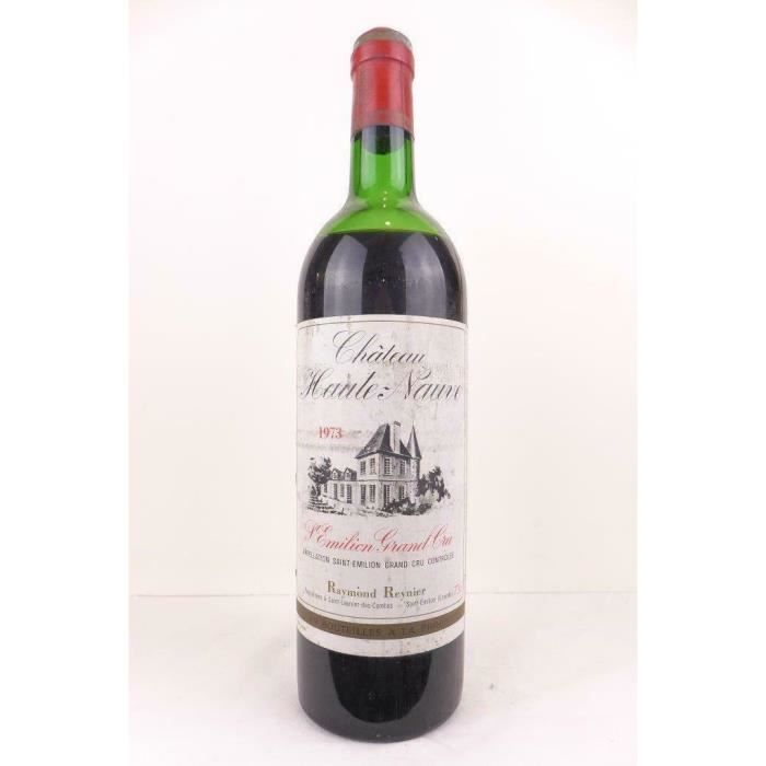 saint-émilion château haute-nauve grand cru rouge 1973 - bordeaux
