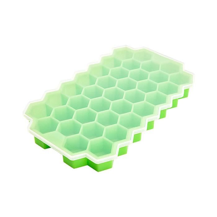 37Grid Silicone Ice Cube Tray Honeycomb Ice Tray Mold Maker pour le jus de whisky
