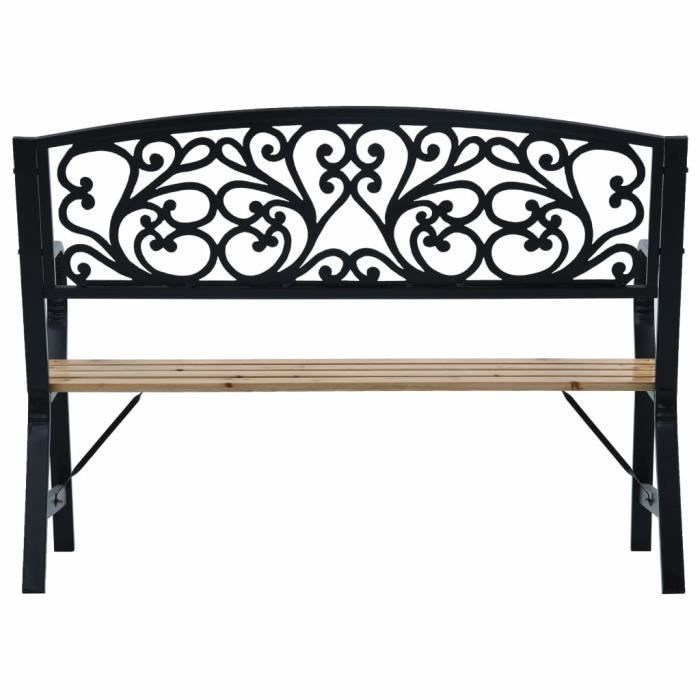 Haute qualité- Banc de jardin - Banc d'extérieur Banc de relaxation 120 cm - Bois @841313