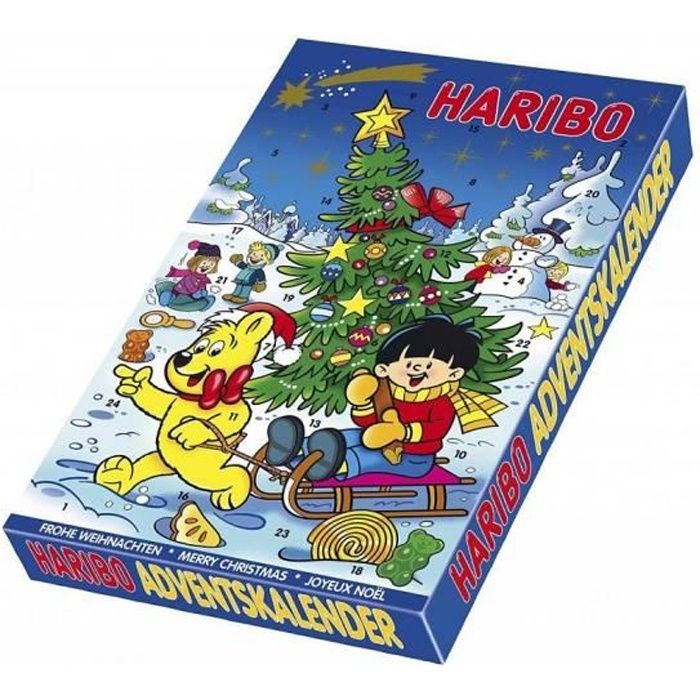 Haribo Calendrier de l'Avent 300g - Calendrier de Noël