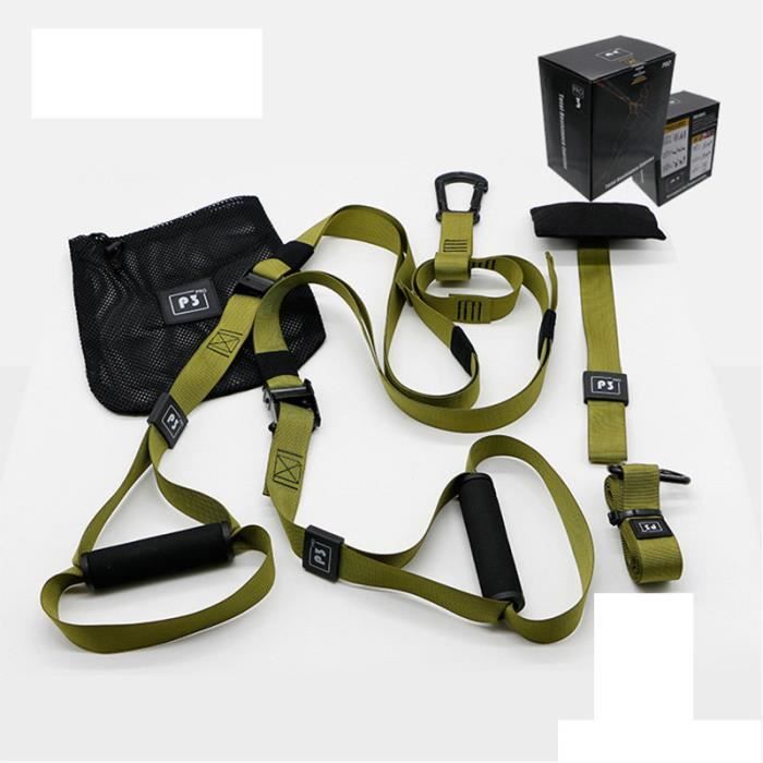 Elastique de Résistance Musculation Fitness Pro 2 Vert