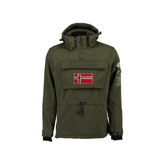 Softshell Homme Geographical Norway Terreaux Kaki